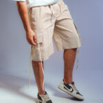 Beige cargo short